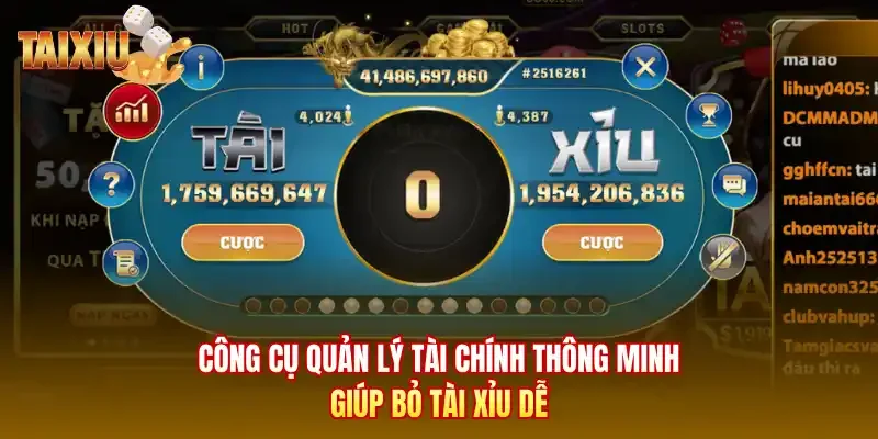 Công cụ quản lý tài chính thông minh giúp bỏ tài xỉu dễ